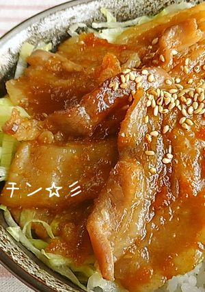 ガツンと旨い！豚カルビ丼-レシピのメイン写真