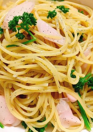 新生姜和風ガーリックパスタ-レシピのメイン写真
