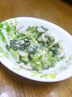 簡単☺ キャベツとほうれん草の白和え-レシピのメイン写真