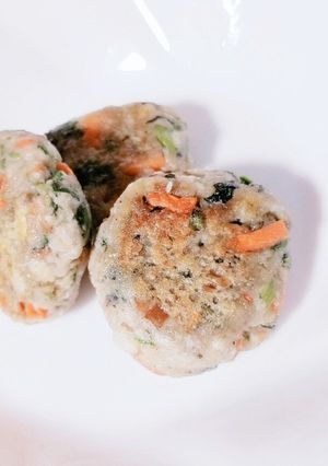 はんぺんで ふわふわ一口お好み焼き-レシピのメイン写真