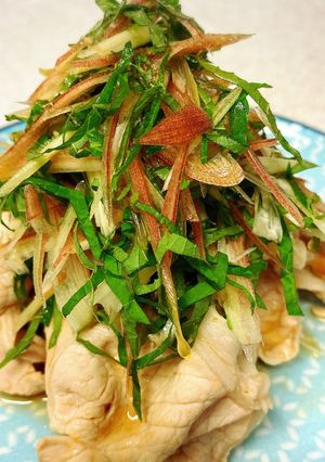塩分制限に♪香味野菜たっぷりの豚しゃぶ-レシピのメイン写真