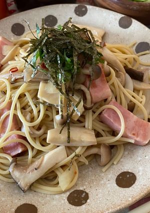 簡単！ベーコンときのこのバター醤油パスタ-レシピのメイン写真
