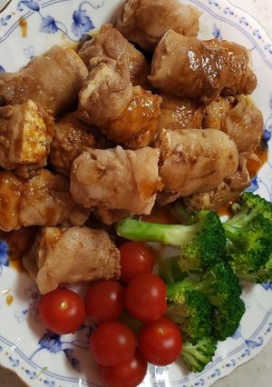 簡単！お豆腐の肉巻き-レシピのメイン写真