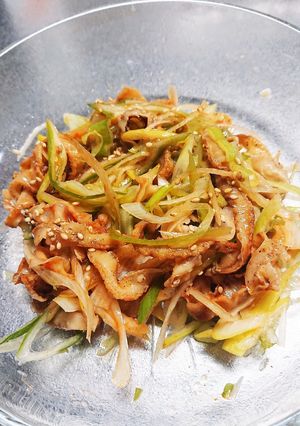 焼きほたて貝ひものおつまみサラダ-レシピのメイン写真
