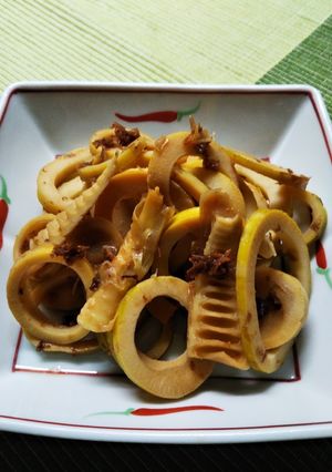 出汁いらず「淡竹のきんぴら風」-レシピのメイン写真