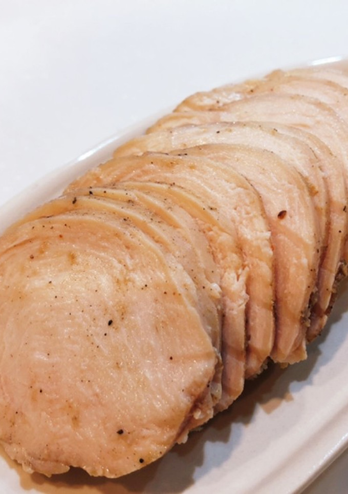 【ほったらかし】超簡単！しっとり鶏ハム-レシピのメイン写真