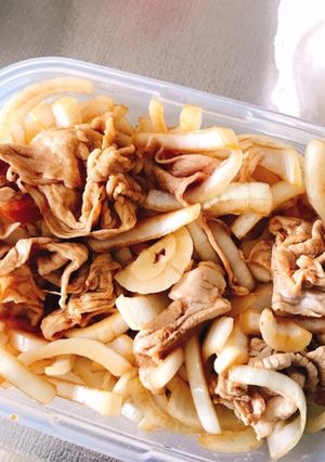 おばあちゃんの豚肉と玉ねぎのソース漬け-レシピのメイン写真