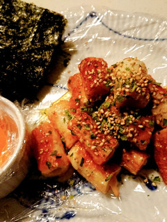 最強☆明太子バターチーズちくわ餅!-レシピのメイン写真
