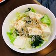 豆腐とジャコのサラダ