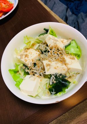 豆腐とジャコのサラダ-レシピのメイン写真