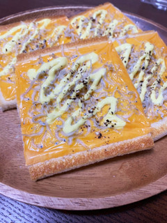 サンドイッチ用パン☆チーズしらすトースト-レシピのメイン写真