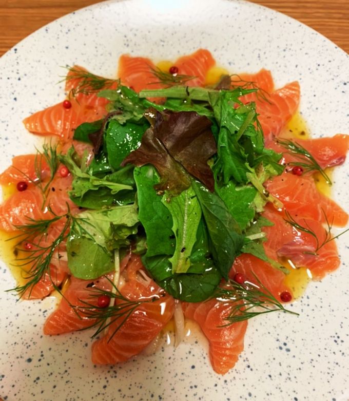 サーモンのカルパッチョ by やまぐち1234 【クックパッド】 簡単