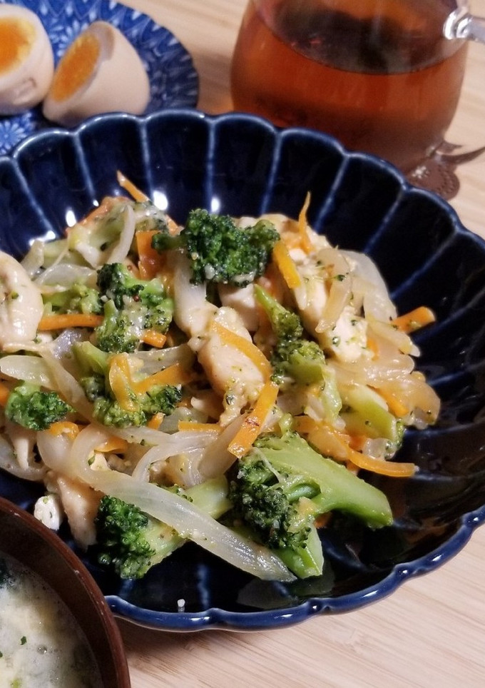 ササミと野菜のマスタードチーズ焼き-レシピのメイン写真
