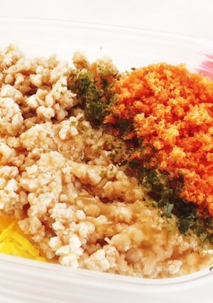 カラフル♫四色そぼろ弁当-レシピのメイン写真
