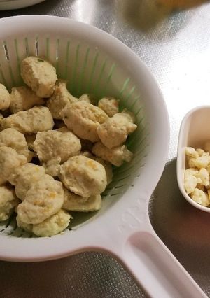 豆腐とささみの鶏団子(離乳食１０ヶ月)-レシピのメイン写真