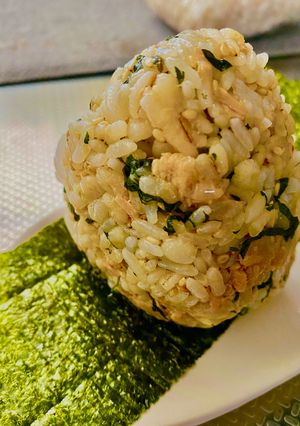 ツナマヨ大葉のおにぎり-レシピのメイン写真