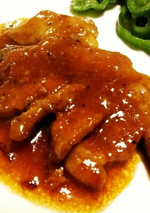 タレでご飯おかわり！ガッツリトンテキ-レシピのメイン写真