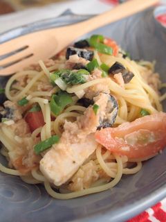 ツナとトマトの冷製パスタ-レシピのメイン写真