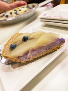 ブルーベリーと白桃のチーズタルト-レシピのメイン写真