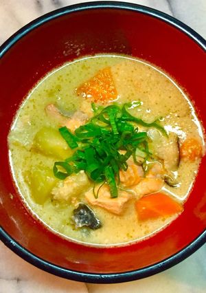 No2558鮭あらの粕汁-レシピのメイン写真