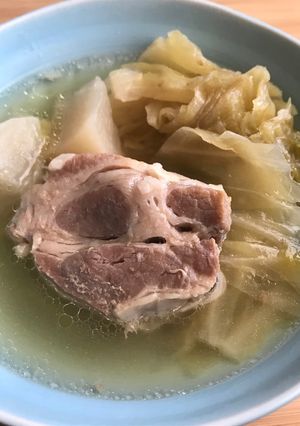 味付け塩だけ！旨味たっぷり塩豚のスープ-レシピのメイン写真