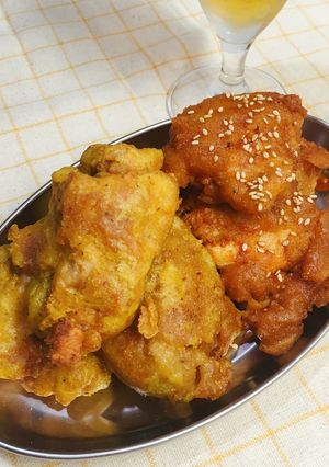 マサ(トウモロコシ粉)で韓国チキン-レシピのメイン写真