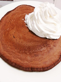 小麦粉で作るココアホットケーキ-レシピのメイン写真
