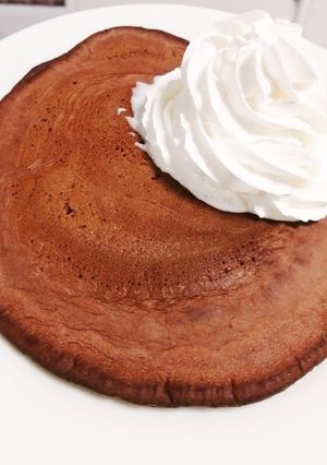 小麦粉で作るココアホットケーキ-レシピのメイン写真