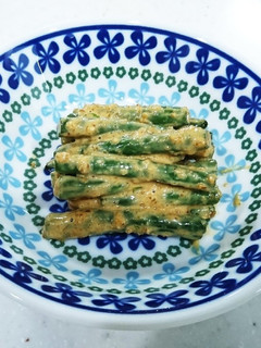 夏到来☆インゲンのゴマネーズあえ♬-レシピのメイン写真