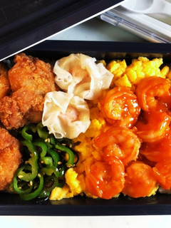 中学生弁当日記(エビチリ弁当編)-レシピのメイン写真