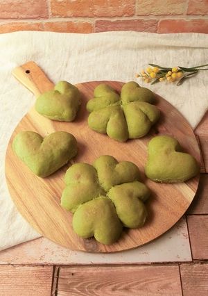 HB★ふわふわのほうれん草パン-レシピのメイン写真