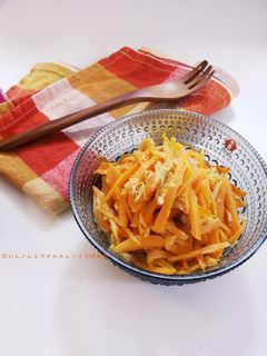 人参とツナのカレーマヨ炒め-レシピのメイン写真