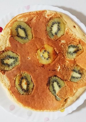 キウイのお花パンケーキ-レシピのメイン写真