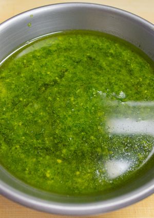 ベランダのバジルで作るジェノバソース-レシピのメイン写真