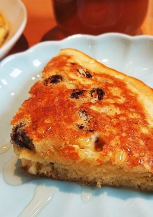 ラムレーズンホットケーキ-レシピのメイン写真