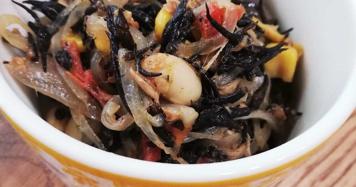 何食べ⭐️ひじきとツナのトマト煮 by きのう梨食べた