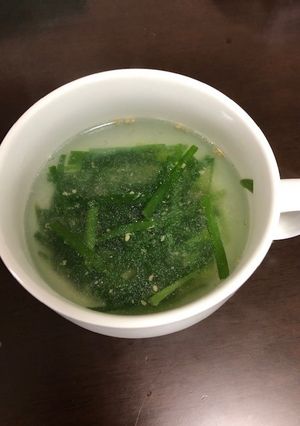 簡単　ニラ中華スープ-レシピのメイン写真