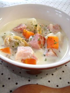 ベーコンと野菜たっぷり♡ミルクスープ-レシピのメイン写真