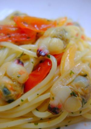 浅蜊とトマトのパスタ-レシピのメイン写真