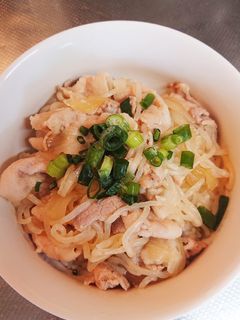 我が家の牛丼風豚丼-レシピのメイン写真