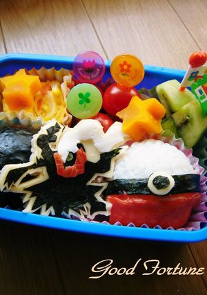 キャラ弁☆ダークライ（ポケモン）♪-レシピのメイン写真