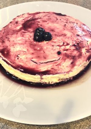 ブルーベリーレアチーズケーキ-レシピのメイン写真