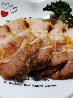 【圧力鍋】豚バラのにんにくチャーシュー-レシピのメイン写真