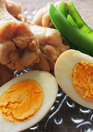 手羽元とたまご☆煮汁まで飲めるさっぱり煮-レシピのメイン写真