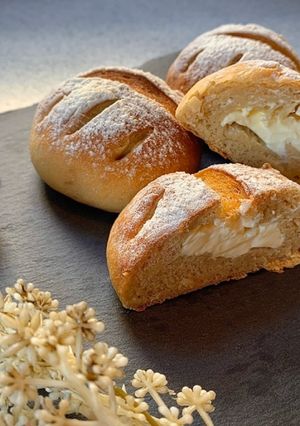 クリームチーズ入りおからパン-レシピのメイン写真