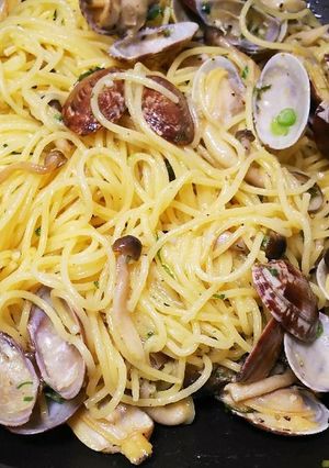 和風ボンゴレパスタ-レシピのメイン写真
