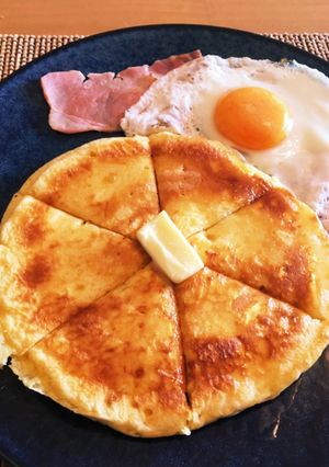 男の30分料理:メレンゲで作るパンケーキ-レシピのメイン写真
