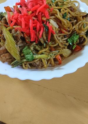 セロリ 焼きそば-レシピのメイン写真