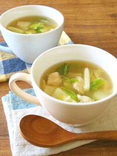 これ!うま!!ささみと白菜の生姜スープ-レシピのメイン写真