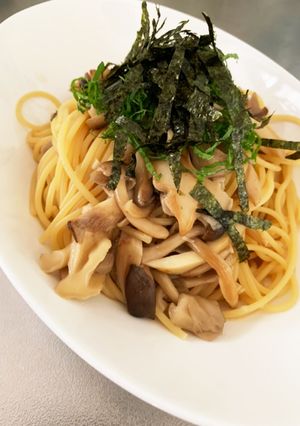 麺つゆで簡単！キノコたくさん和風パスタ-レシピのメイン写真